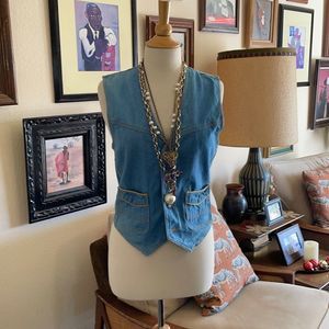 Vintage 70s Denim Vest